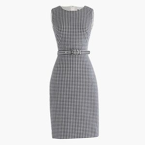 Gingham work dress